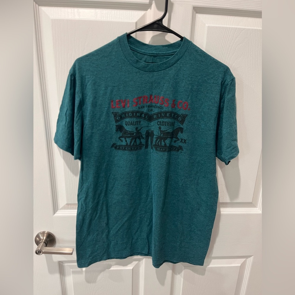 🔴Levi's Men's Teal Graphic Tee